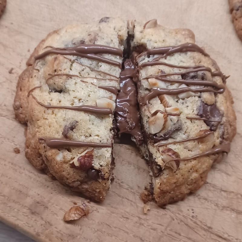 Cookie cœur fondant chocolat