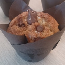 Muffin pépites de chocolat et coeur fondant